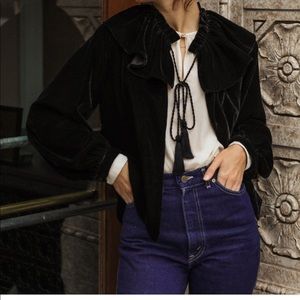 Mille Jeanne Velvet Cape